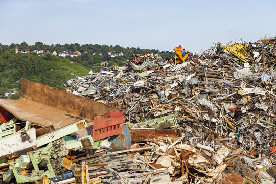 Germany, Stuttgart, landfill