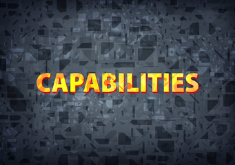 Capabilities black background