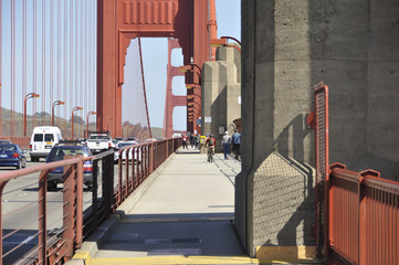 Fussweg Golden Gate Bridge