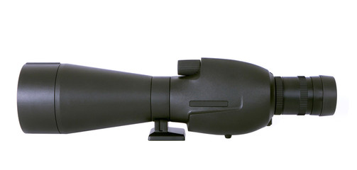 spotting scope, isolated on on white background