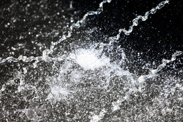 splashes and jets of water, background texture