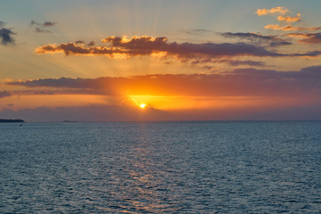 Fototapeta premium Sunset Beach View