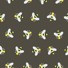 Color pattern with bees