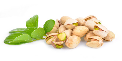 Fototapeta premium Pistachio isolated on white background.