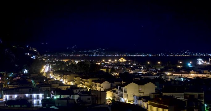 Time lapse of the night at Naflio