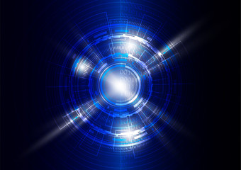 Communication technology abstract background vector illustration