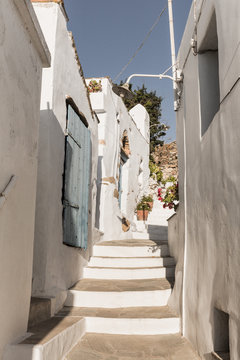 Ruelle typique en Gr&egrave;ce