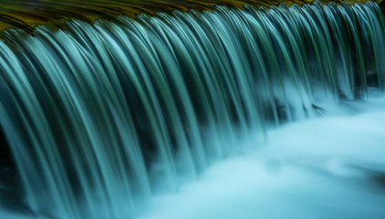 waterfall on river