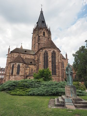 Fototapeta na wymiar Wissembourg - Abteikirche Saints-Pierre-et-Paul 