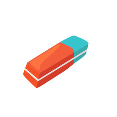 Hand drawn eraser isolated on white background. Vector illustration.