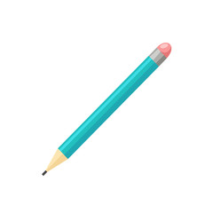 Hand drawn pencil isolated on white background. Vector illustration.