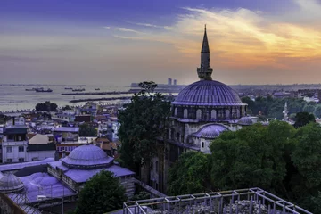 Deurstickers Sunset Over Istanbul © Pavel