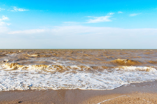 Fototapeta Seascape on background sky