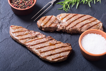 Grilled beef steak