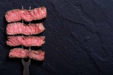 Grilled beef steak ribeye