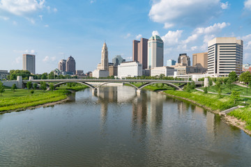 Fototapeta na wymiar Columbus, Ohio City Skyline