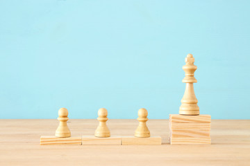 Fototapeta premium Image of chess. Business, competition, strategy, leadership and success concept.