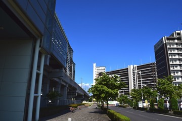 Fototapeta na wymiar Downtown of Tsukuba City, Japan