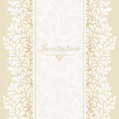 Invitation, anniversary card