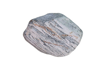 die cut rock with white background