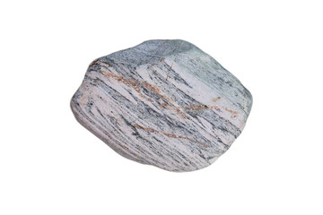 die cut rock with white background