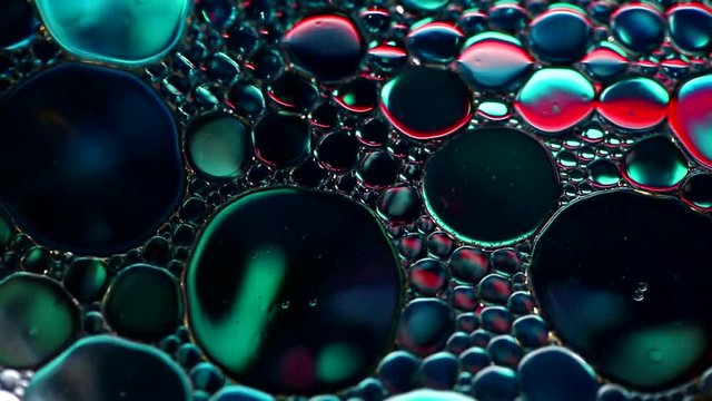 abstract swirl bubbles colorful background