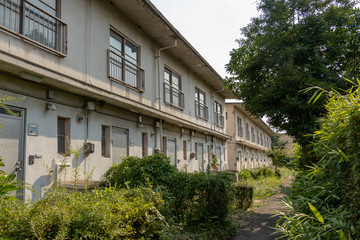 A fixed apartment complex for demolition / Matsubara apartment complex in Soka city, Saitama, Japan