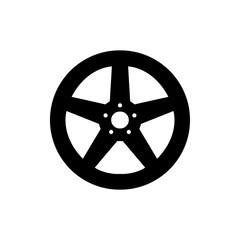 Wheel disks  icon, logo