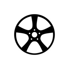 Wheel disks  icon, logo