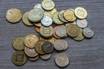 Israeli coins shekels