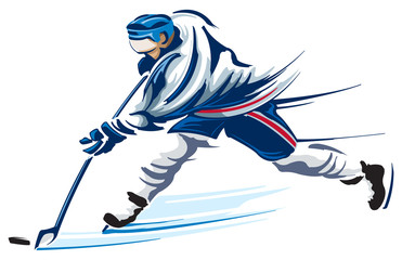 Fototapeta premium Hockey player