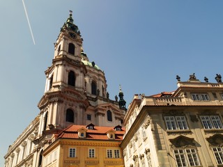 Fototapeta na wymiar Architecture in Prague, Czech Republic