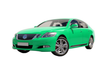 Car on White Background