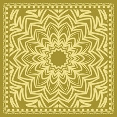 geometric floral background. Tribal ethnic mandala decoration. graphic vector illustration.