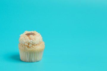 Birthday Cake On Color For The Background