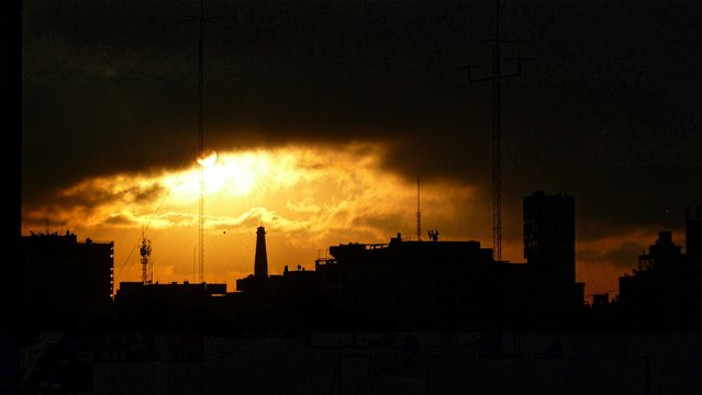 Atardecer en la ciudad