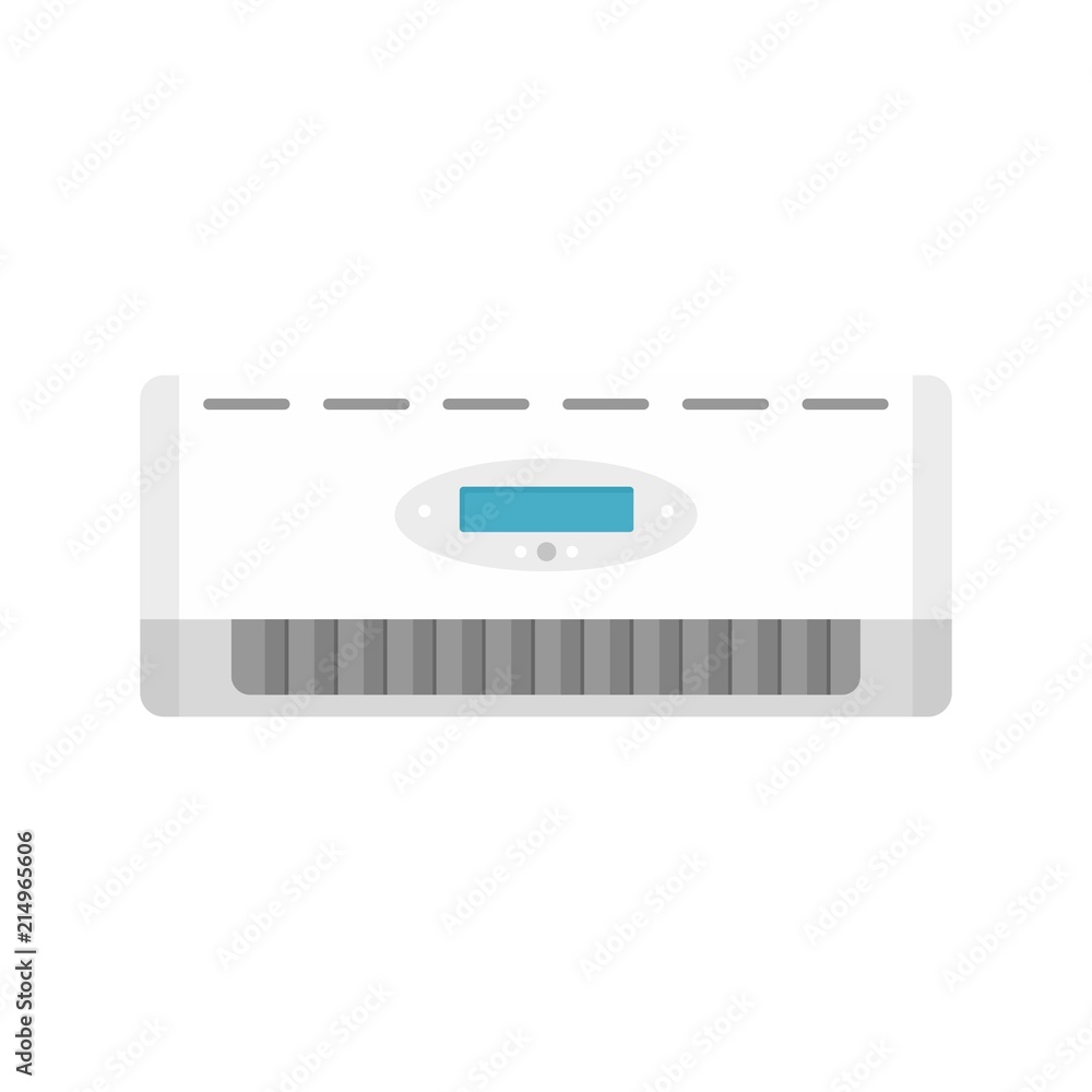 Poster digital conditioner icon. flat illustration of digital conditioner vector icon for web isolated on w
