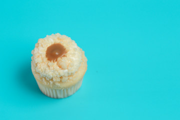 Birthday Cake On Color For The Background