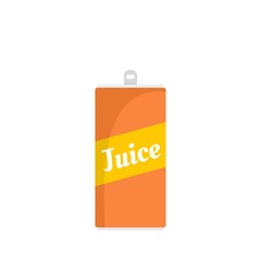 Obraz premium Juice can icon. Flat illustration of juice can vector icon for web isolated on white
