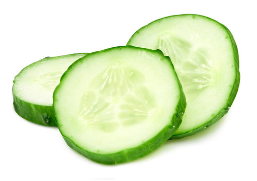 Cucumber collection isolated