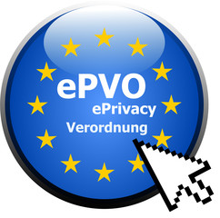 epvo Verordnung Text Button mit Mauszeiger