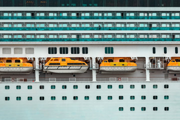Large royal cruise liner