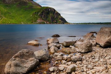 Fototapeta na wymiar Image from the shores of Ennerdale Water, lake District, Cumbria.