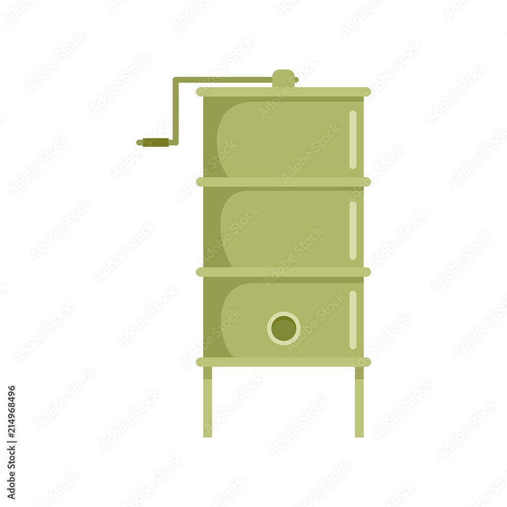 Poster honey extract tool icon. flat illustration of honey extract tool vector icon for web isolated on whi