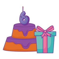 Birthday cake icon