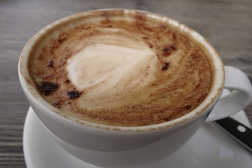 Une tasse de Cappuccino