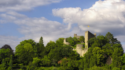 Fototapeta na wymiar Château de Badenweiler - Forêt Noire