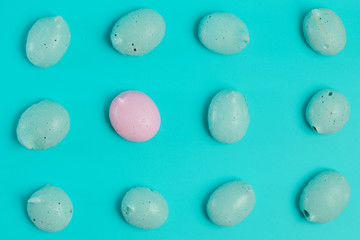 Birthday Cake On Color For The Background