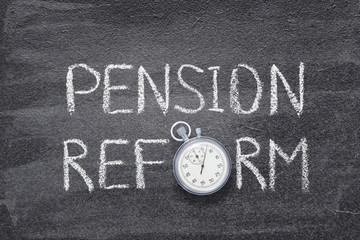 pension reform watch - obrazy, fototapety, plakaty