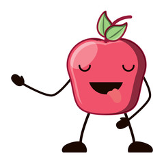 Kawaii apple icon